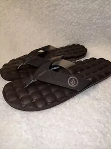 Volcom Liegesandalen/Flip-Flops - Herren 11 braun - Bild 1 von 6