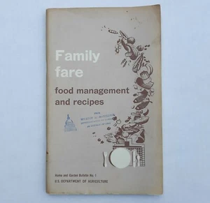 Recipes U.S. DEPT of AGRICULTURE  From William McCulloch Ohio Republican Rep... - Picture 1 of 11