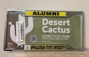 Desert Catcus License plate frame - ASU Appalachian State University Alumni - Picture 1 of 5