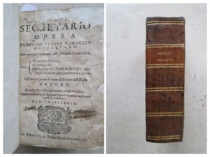 CAPACCIO : IL SECRETARIO OPERA... Venise, 1597 (défauts) - Picture 1 of 16