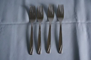 International Silver Rogers Lawncrest stainless steel set of 4 dinner forks - Picture 1 of 9