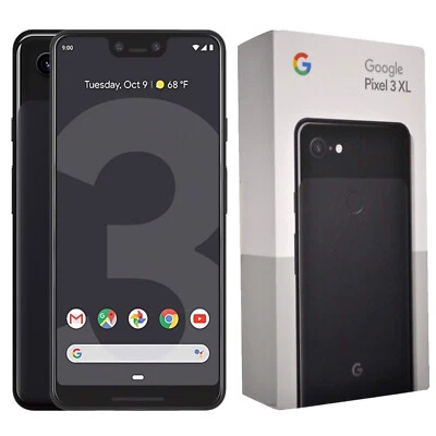 Google Pixel 3XL 4G SIM ÚNICA 128GB G013C Negro Desbloqueado 4G GSM Foto 1 de 4