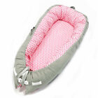 Baby Nest Pod for Newborn Dual-Side Baby Bassinet Breathable Cotton Baby Lounger
