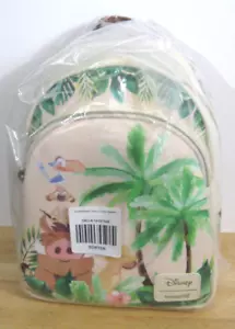 Loungefly Disney The Lion King ~ Jungle ~ Mini Backpack ~ NWT SImba TImon Zazu - Picture 1 of 2