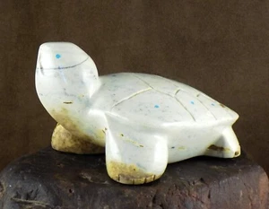 ¡VENTA ZMT! -50% Fetiche Tortuga Zuni Grande por David Chávez - Imagen 1 de 6