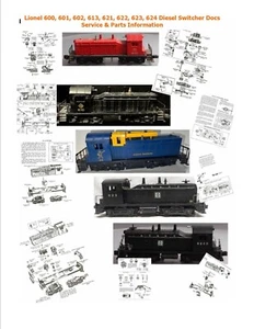 Lionel 601 602 613 621 622 623 624 6220 Diesel Umschalter Mntc Docs - Bild 1 von 1