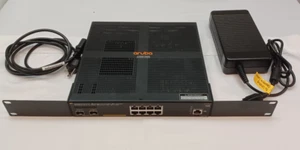 Aruba 2930F 8-Port w/ SFP+ w/ PoE+ Switch (JL258A) W/ Power Supply - Photo 1/4