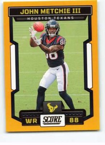 2023 Score Gold #5 John Metchie III NM-MT Texans