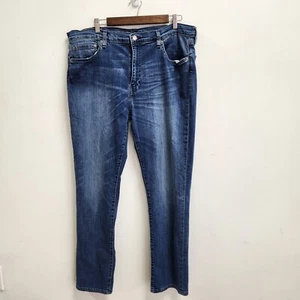 VTG Levis Mens 511 Jeans Size 40X32 Blue Denim Straight Leg Big E - Picture 1 of 12