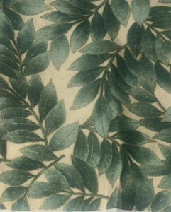 Empress Garden Cotton Fabric - Leafy Green Design - Picture 1 of 3
