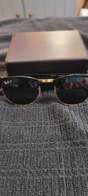Authentic Ray-Ban Clubmaster RB3016 Sunglasses - Used In Great Condition - Image 1 of 4