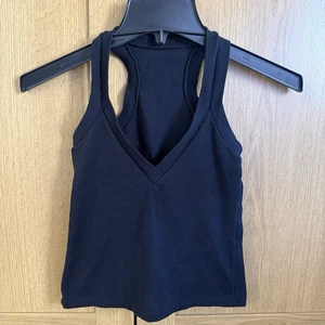 Canotta donna vintage pesce blu nero - Foto 1 di 12