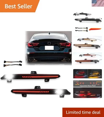 Durable Smoked LED Rear Lights for 2018-2021 Honda Accord - Easy Installation Foto 1 de 4