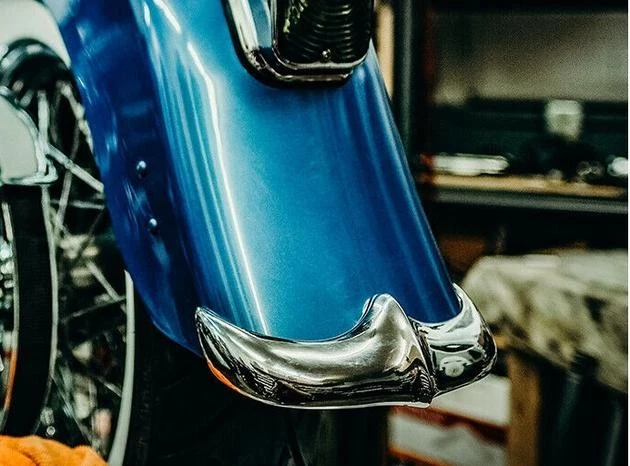 Punta de guardabarros trasero fundido National Cycle para Harley Davidson FatBoy/Springer Softail Foto 1 de 1