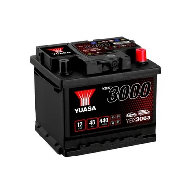 YUASA Car Battery 12V 45Ah 440A B13 B14 T1 Starter Replacement Fits VW Derby 1.1 - Image 1 of 4