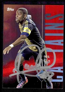 2015 Topps Apex MLS Captians Red 3/5! auto Maurice Edu Philadelphia Union - Bild 1 von 2