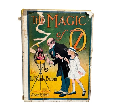 THE MAGIC OF OZ by Frank L. Baum - Late 1950's edition with Dust Jacket/Cover - Image 1 of 4