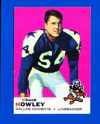 1969 Topps CHUCK HOWLEY #97 EX/EXMT crease-free SET BREAK S&H Comb'd - Image 1 of 2