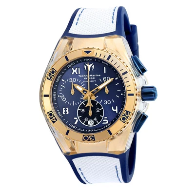 TECHNOMARINE Cruise California Blue Dial Men's Watch - TM-115018 ($700 MSRP) - Image 1 of 4
