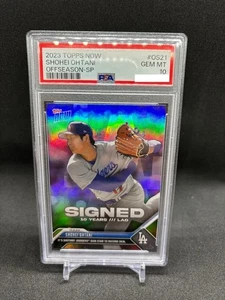 Shohei Ohtani 2023 TOPPS NOW OFFSEASON -SP Los Angeles Dodgers PSA 10 GEM MT - Bild 1 von 4