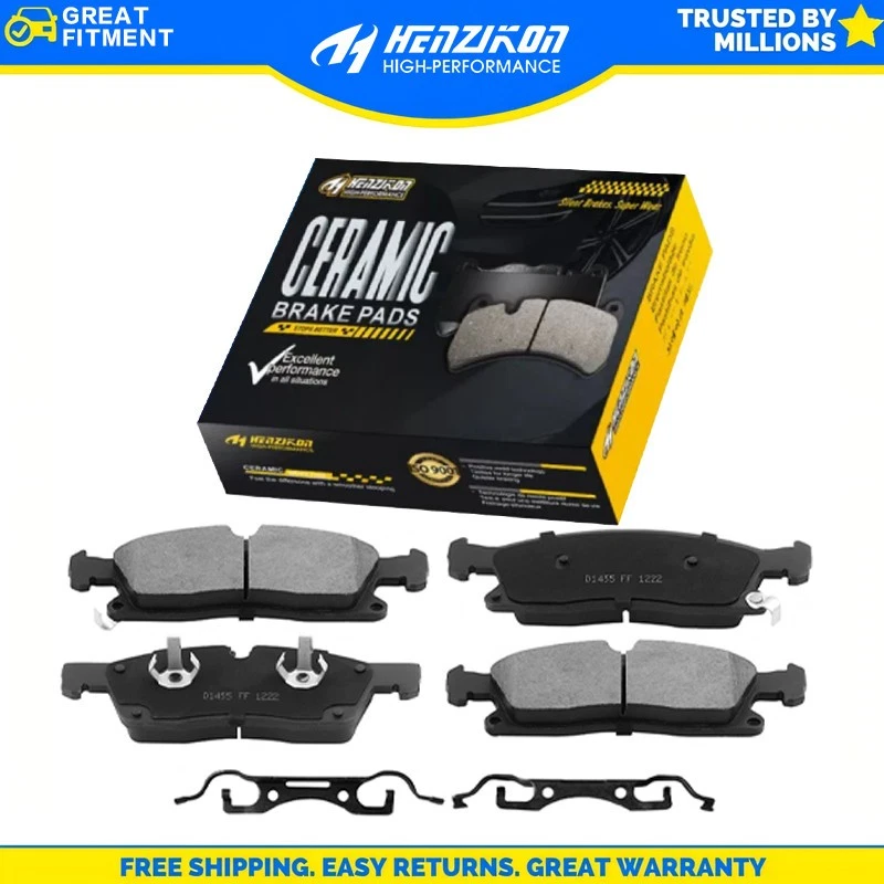 Juego de pastillas de freno delanteras de cerámica para Jeep Grand Cherokee Dodge Durango 2011-2020 Foto 1 de 1