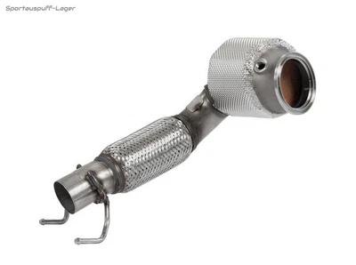 HJS Edelstahl Ø70mm Downpipe mit Kat Mini Cooper S + JCW F54 F55 F56 F57 ab 2015 - Bild 1 von 4