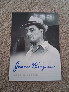 twilight Zone autograph Jason wingreen A-76 science and superstition mint  - Picture 1 of 2