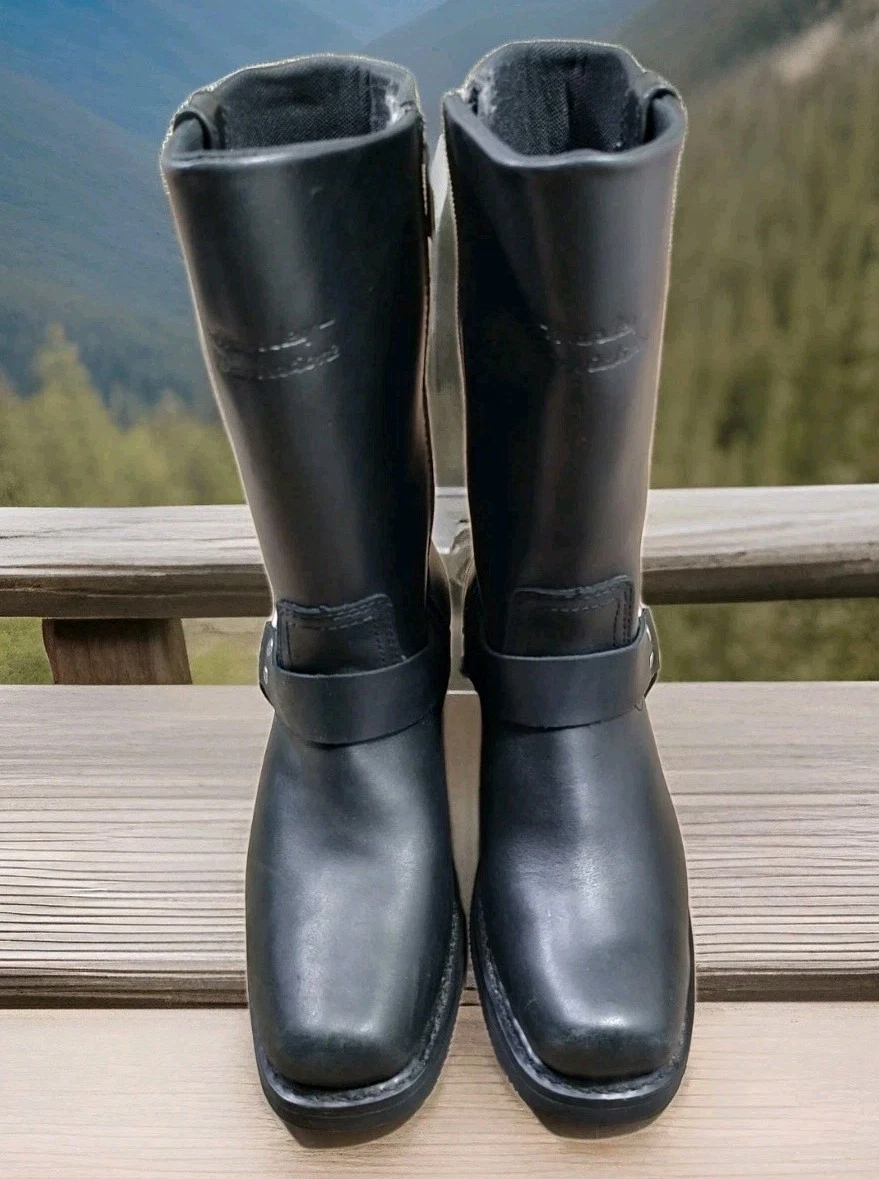 HARLEY-DAVIDSON USA ハーレーダビッドソンロングブーツ90's 90s USA製 HARLEY-DAVIDSONハーレーダビッドソン エンジニアブーツ