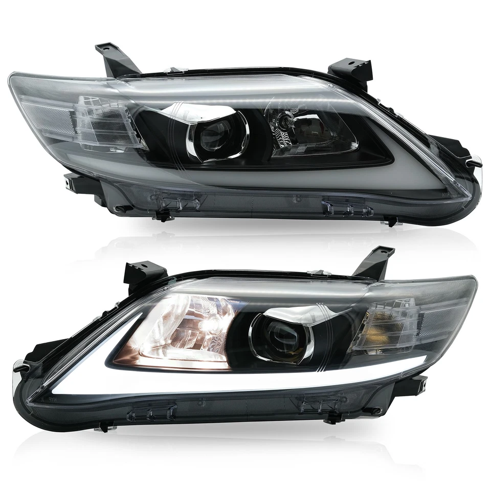 Faróis/lanternas traseiras VLAND LED DRL para 2009-2011 Toyota Camry com sequencial - Imagem 1 de 4