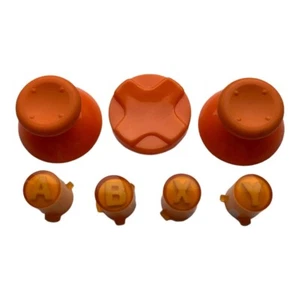 Xbox 360 Controller Game Pad Repair Replacement Orange Thumbs D-Pad ABXY Buttons - Picture 1 of 4