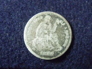 1890 Seated Liberty Dime PHILI Mint 10 Cents G DETAILS, MULTIPLE SCRATCHES C-173 - Picture 1 of 3