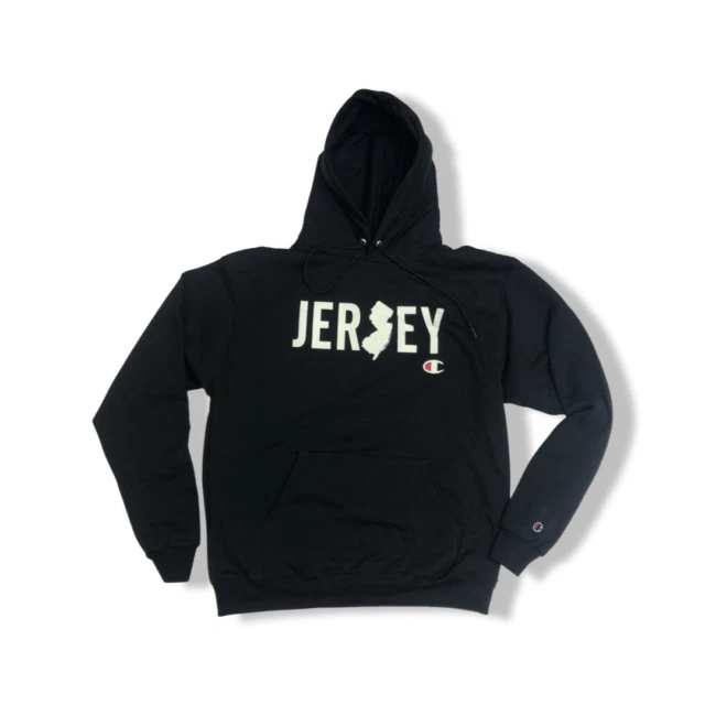 Champion (Size L) Double Dry Eco 50/50 Hooded Men`s Sweatshirt -Black