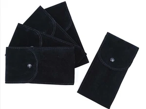 5 Watch Box Single Compartment Blue Flannel Scratch-Resistant Elegant NEW - Picture 1 of 4