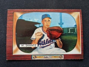 1955 Bowman Baseball Card # 175 Billy Shantz RC - Kansas City Athletics (VG/EX)