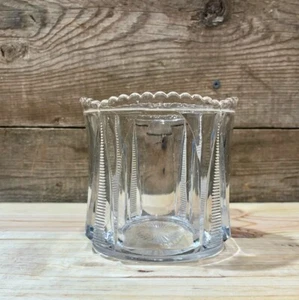 Tarentum Glass Co., EAPG, No. 292, Ladders & Pyramid, Toothpick Holder - Picture 1 of 6