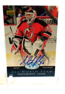 2007 MARTIN BRODEUR AW2 ALL-WORLD TEAM AUTO SERIAL #2/5 | NJ DEVILS - Bild 1 von 5