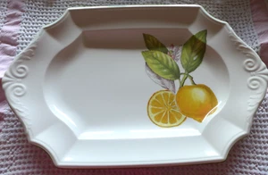 Villeroy & Boch CASCARA piatto ovale 39,5 x 25 cm TOP / 2 da / piatto asparagi - Foto 1 di 5