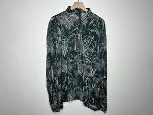 Armani Exchange Mens Green Camo Floral Button Down Shirt Size Small NWT - Picture 1 of 4