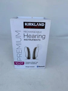Kirkland Signature Premium Bluetooth Hearing Instruments KS 10.0T Silver Gray - Picture 1 of 6