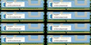 64GB 8 x 8GB ECC FULLY BUFFERED PC2-5300 DIMM DDR2 667 MHz FB Server Memory RAM - Picture 1 of 2