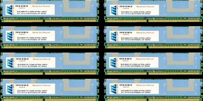 64GB 8 x 8GB ECC FULLY BUFFERED PC2-5300 DIMM DDR2 667 MHz FB Server Memory RAM - Image 1 of 2