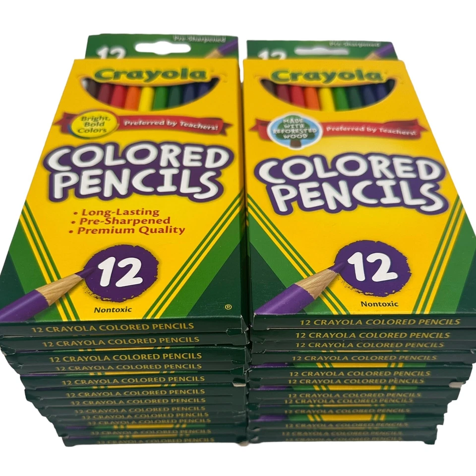 6 Pack - Crayola Colored Pencils-12/Pkg Long - 68-4012