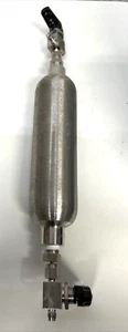 SWAGELOK 316L -50DF4-150-T Double Ended SS Cylinder DOT 3A5000 - Picture 1 of 10