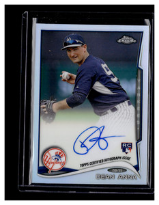 2014 Topps Chrome Rookie Autographs Refractors #212 Dean Anna  AU, SN499