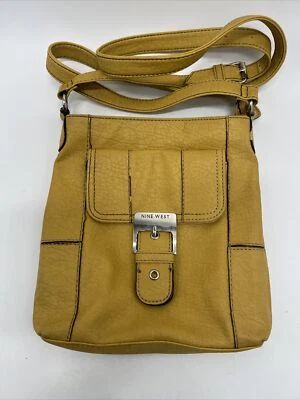 Liz Claiborne Yellow Leather Crossbody Bag - Image 1 of 4