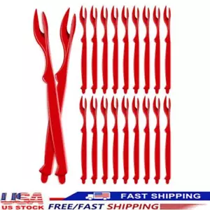20Pcs Seafood Tools Crab Crackers Forks Set Opener Shellfish Lobster Leg - Picture 1 of 8
