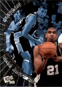 1998 Press Pass Real Deal Rookies #R1 Tim Duncan San Antonio Spurs