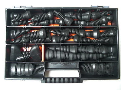 Superseal Set Tacchetti in Gomma 2-6 Poli 44 Pezzi + Box Auto Moto, Barca - Immagine 1 di 3