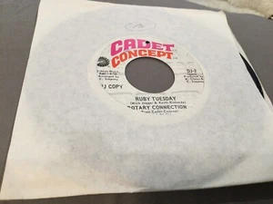 Vintage 45 Record Cadet Concept Rotary Connection Soul Man Ruby Tuesday - Foto 1 di 10