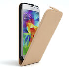 Case for Samsung Galaxy S5/Neo Flip Case cover Phone Cover Light Brown
